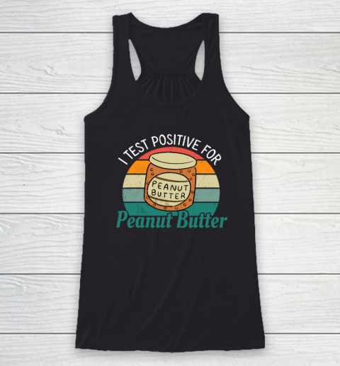 Funny Peanut Butter Lover Graphic Racerback Tank