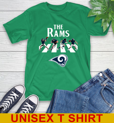 NFL Football Los Angeles Rams The Beatles Rock Band Shirt T-Shirt 7