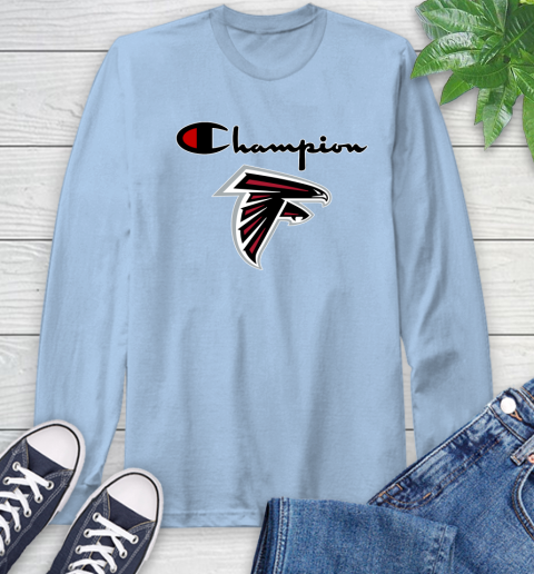 NFL Football Atlanta Falcons Champion Shirt Long Sleeve T-Shirt 6