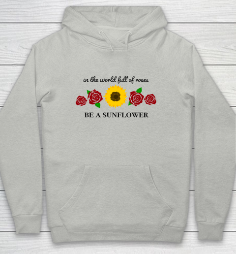 In The World Full Of Roses Be A Sunflower Autism Awareness Youth Hoodie