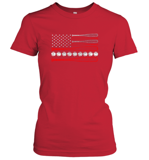 x8v3 vintage american flag baseball 4th july ladies t shirt 20 front red