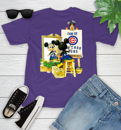 MLB Baseball Chicago Cubs Mickey Drawing Shirt 96
