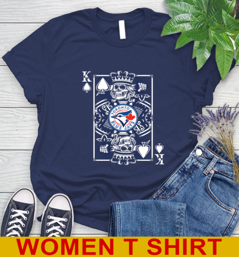 Toronto Blue Jays MLB Baseball The King Of Spades Death Cards Shirt Women's T-Shirt 12