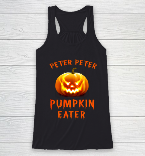 Peter Peter Pumpkin Eater Couples Halloween Costume Racerback Tank