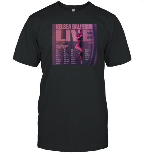 Kelsea Ballerini Live On Tour Dates 2025 T-Shirt