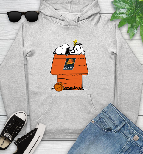 Phoenix Suns NBA Basketball Snoopy Woodstock The Peanuts Movie Youth Hoodie