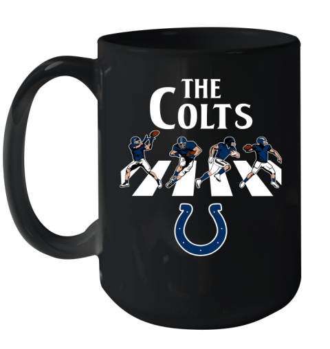 NFL Football Indianapolis Colts The Beatles Rock Band Shirt Ceramic Mug 15oz