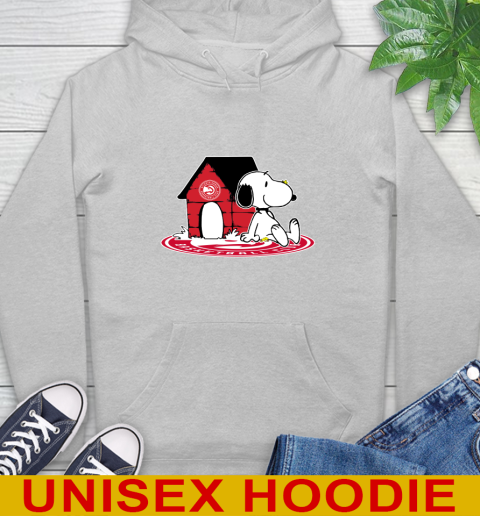 NBA Basketball Atlanta Hawks Snoopy The Peanuts Movie Shirt Hoodie - Image 7