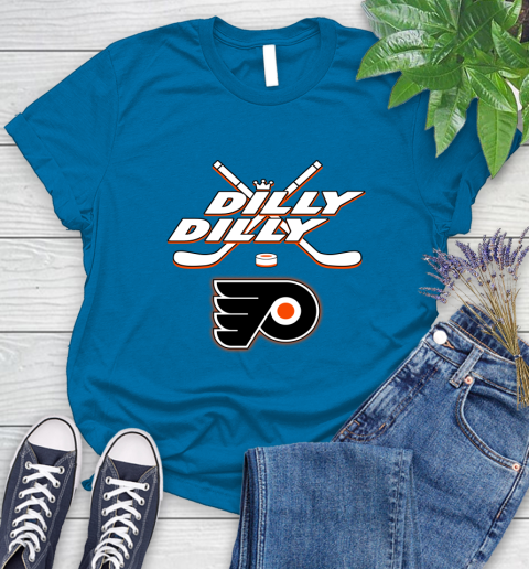 NHL Philadelphia Flyers Dilly Dilly Hockey Sports Women's T-Shirt 7