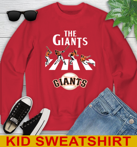 MLB Baseball San Francisco Giants The Beatles Rock Band Shirt Youth Sweatshirt 7