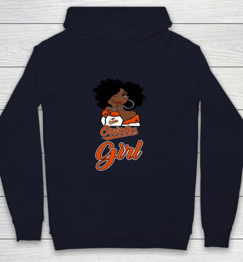 Baltimore Orioles Girl MLB Youth Hoodie 3