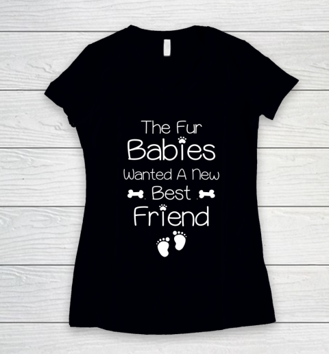 Pregnancy Announcement Dog Or Cat Fur Babies Mom T-Shirt Pregnancy Announcement Dog Or Cat Fur Babies Mom T-Shirt