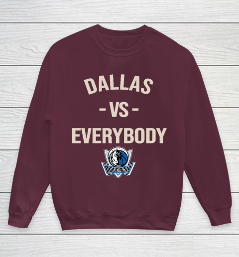 Dallas Mavericks Vs Everybody Youth Sweatshirt 4