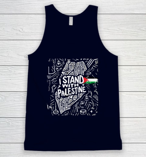 I Stand With Palestine Quote Free Palestine Tank Top 2