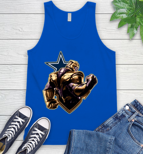 NFL Thanos Avengers Endgame Football Sports Dallas Cowboys Tank Top 5