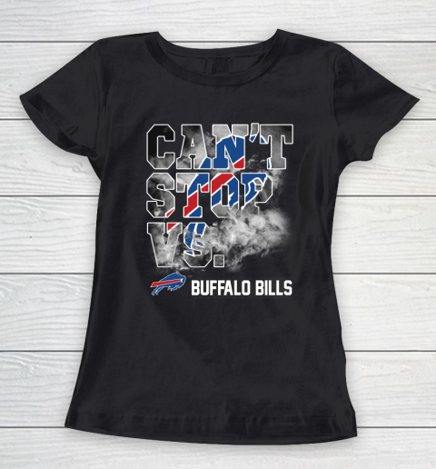NFL Buffalo Bills Can't Stop Vs Women's T-Shirt