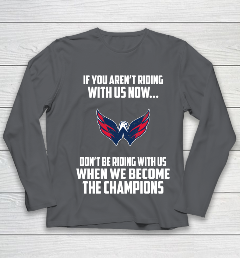 NHL Washington Capitals Hockey We Become The Champions Youth Long Sleeve 6