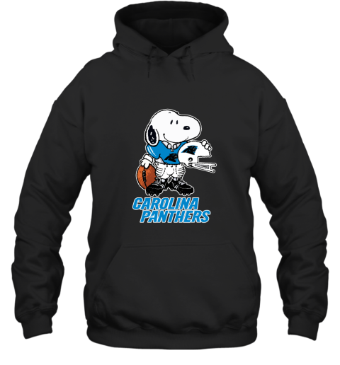 Snoopy A Strong And Proud Carolina Panthers Player NFL Hoodie