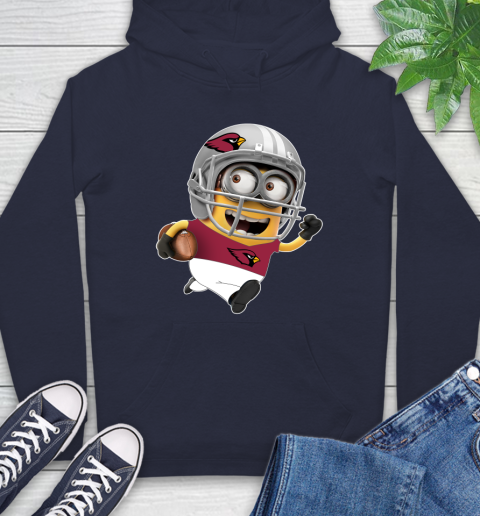 NFL Arizona Cardinals Minions Disney Football Sports Hoodie 4
