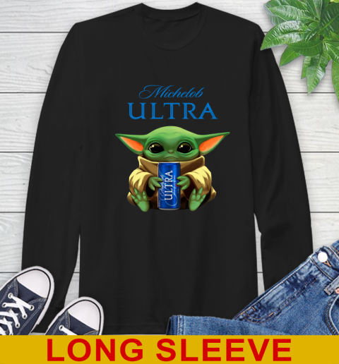 Star Wars Baby Yoda Hugs Michelob Ultra Beer Shirt 59