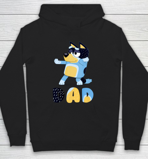 Bluey Dad for Daddy's on Father's Day Bandit Funny Gift Hoodie