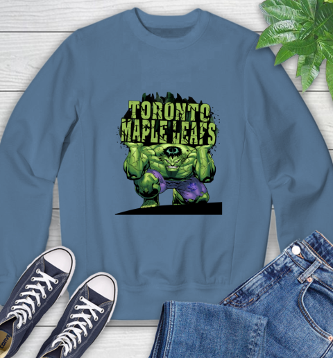 Toronto Maple Leafs NHL Hockey Incredible Hulk Marvel Avengers Sports Sweatshirt 7