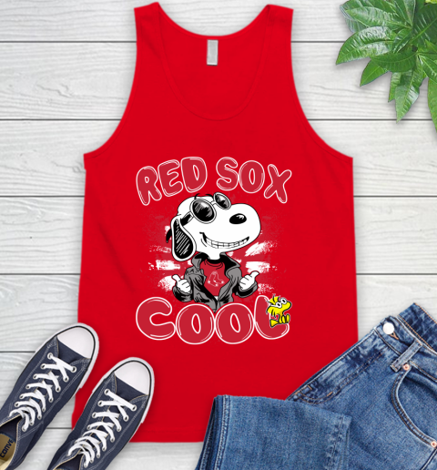 MLB Baseball Boston Red Sox Cool Snoopy Shirt Tank Top 5