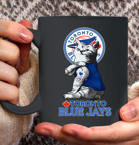 MLB Baseball My Cat Loves Toronto Blue Jays Ceramic Mug 11oz