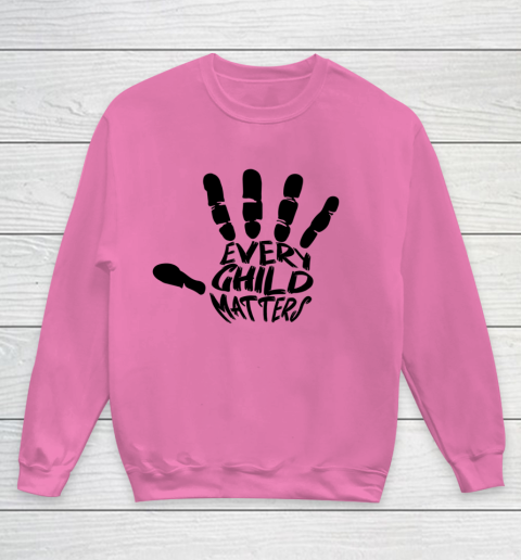 Every Child Matters Indigenous Education Orange Day Youth Sweatshirt 3