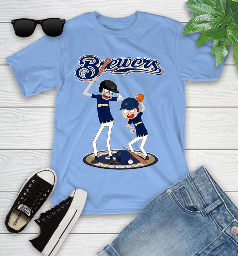MLB Milwaukee Brewers Rick And Morty Baseball 113