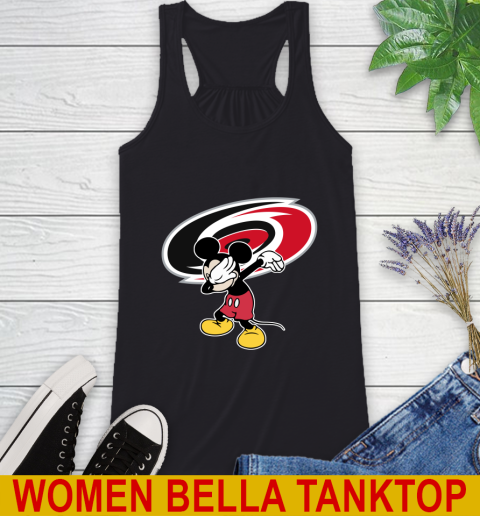 Carolina Hurricanes NHL Hockey Dabbing Mickey Disney Sports Racerback Tank 2