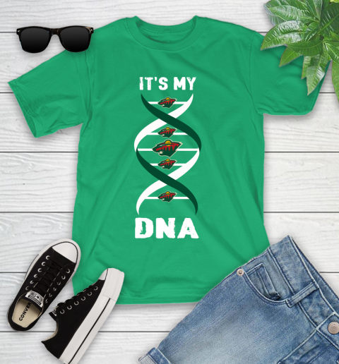 Minnesota Wild NHL Hockey It's My DNA Sports Youth T-Shirt 8
