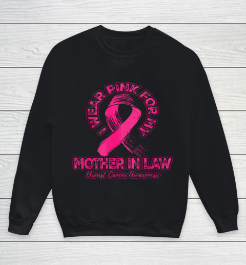 I Wear Pink for my Mother in Law Youth Sweatshirt