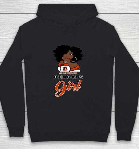 Cincinnati Bengals Girl NFL Youth Hoodie