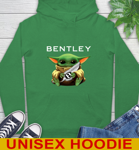 Star Wars Baby Yoda Hugs Bentley Car Shirt 20