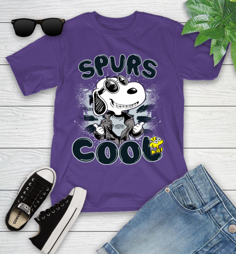 NBA Basketball San Antonio Spurs Cool Snoopy Shirt Youth T-Shirt 3