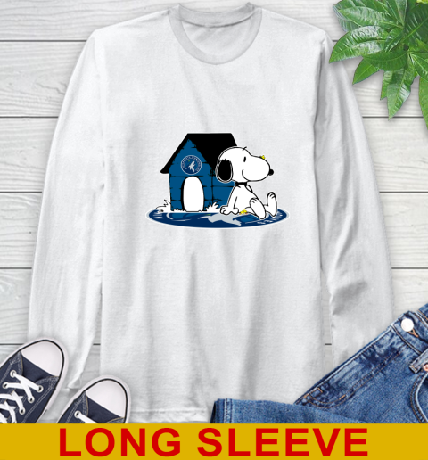 NBA Basketball Minnesota Timberwolves Snoopy The Peanuts Movie Shirt Long Sleeve T-Shirt