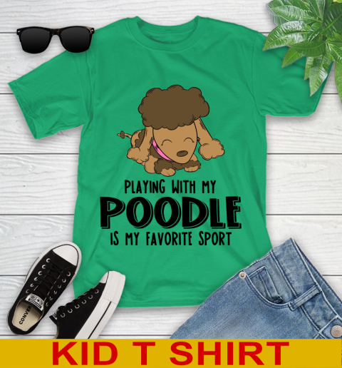 Playing with my poodle is my favorite sport 87