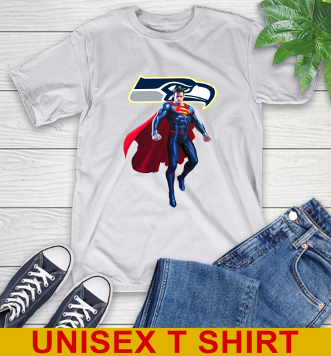 Seattle seahawks superman shirt hot sale