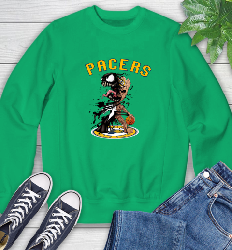NBA Indiana Pacers Basketball Venom Groot Guardians Of The Galaxy Sweatshirt 6