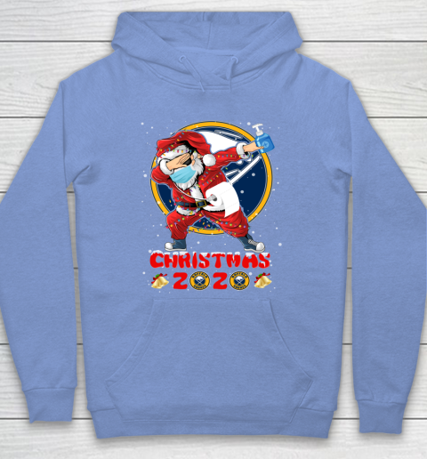 Buffalo Sabres Funny Santa Claus Dabbing Christmas 2020 NHL Hoodie 8