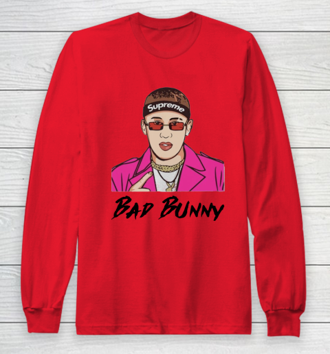 Bad bunny supreme shirt outlet