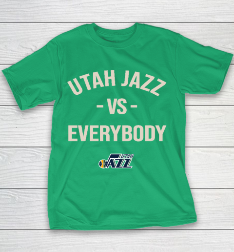 Utah Jazz Vs Everybody Youth T-Shirt - Image 4