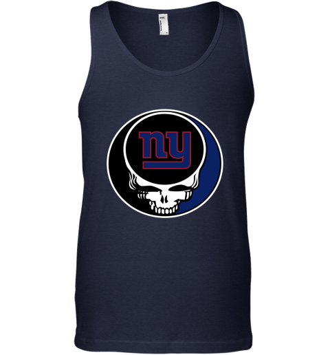 NFL New York Giants Grateful Dead Rock Band Football Sports CM0wxJ8A2ow unisex tank 17 95 151514 front navy