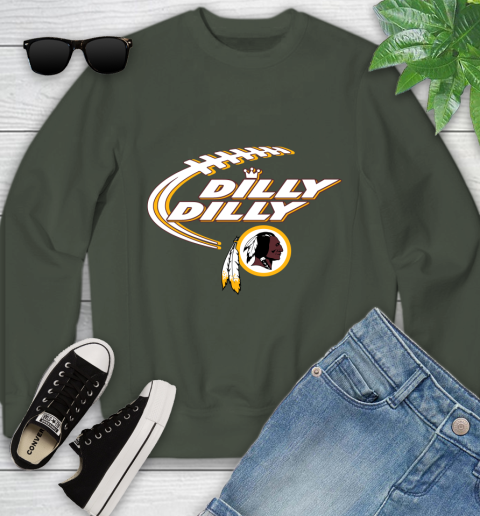 NFL Washington Redskins Dilly Dilly Football Sports Youth Sweatshirt 10
