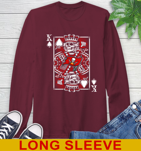 Tampa Bay Buccaneers NFL Football The King Of Spades Death Cards Shirt Long Sleeve T-Shirt 7