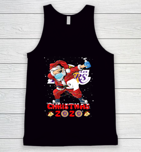 Los Angeles Lakers Funny Santa Claus Dabbing Christmas 2020 NBA Tank Top