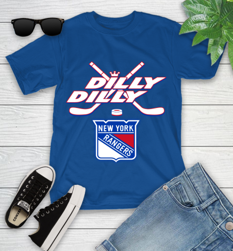 NHL New York Rangers Dilly Dilly Hockey Sports Youth T-Shirt 9