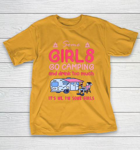 Some girls shop go camping