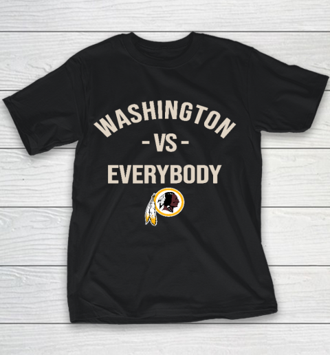 Washington Redskins Vs Everybody Youth T-Shirt